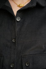 Load image into Gallery viewer, Carbon Black Corduroy Jacket
