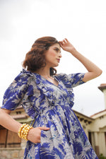 Load image into Gallery viewer, KHUSHBOO dress - MODERN BLUE
