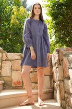 Load image into Gallery viewer, Kimberly Casual Dress - MODERN BLUE
